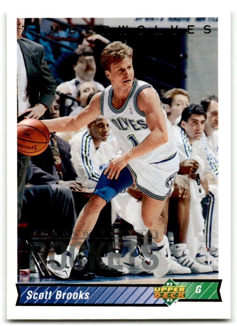 1992-93 Upper Deck Scott Brooks Houston Rockets #248