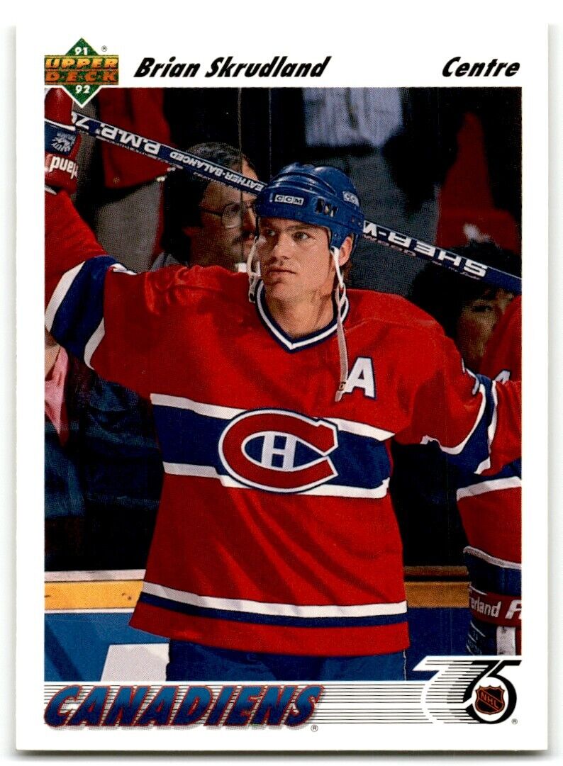 1991-92 Upper Deck Brian Skrudland Montreal Canadiens #422