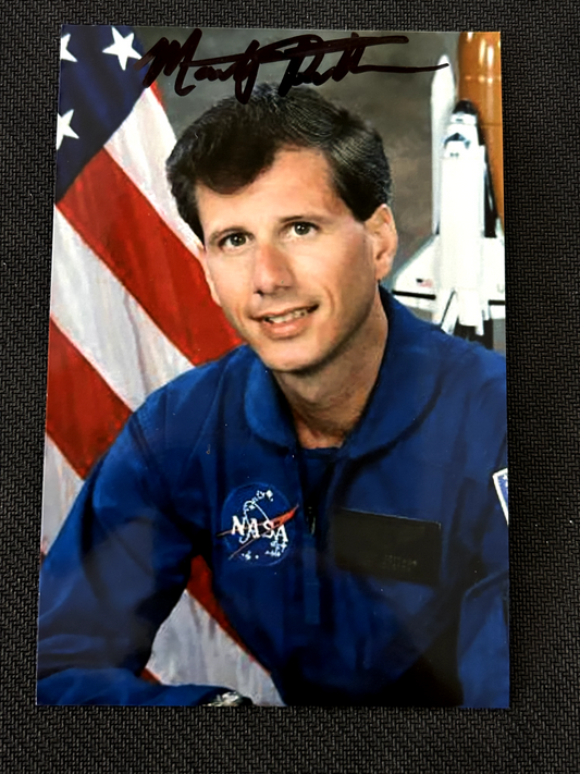 NASA Astronaut MARTIN J FETTMAN Authentic Hand Signed Autograph 5X7