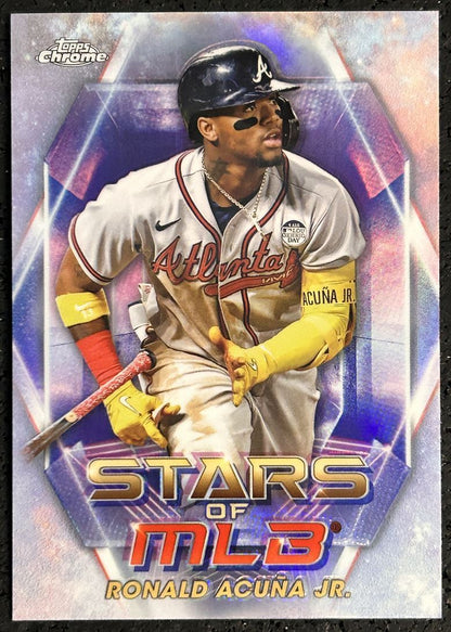 2023 Topps Chrome Stars of the MLB Ronald Acuna Jr. Atlanta Braves #SMLBC-3