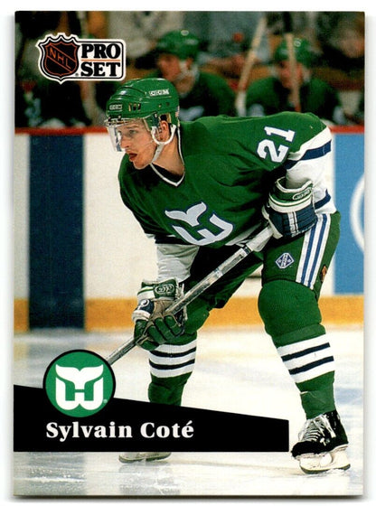 1991-92 Pro Set Sylvain Cote Hartford Whalers #82