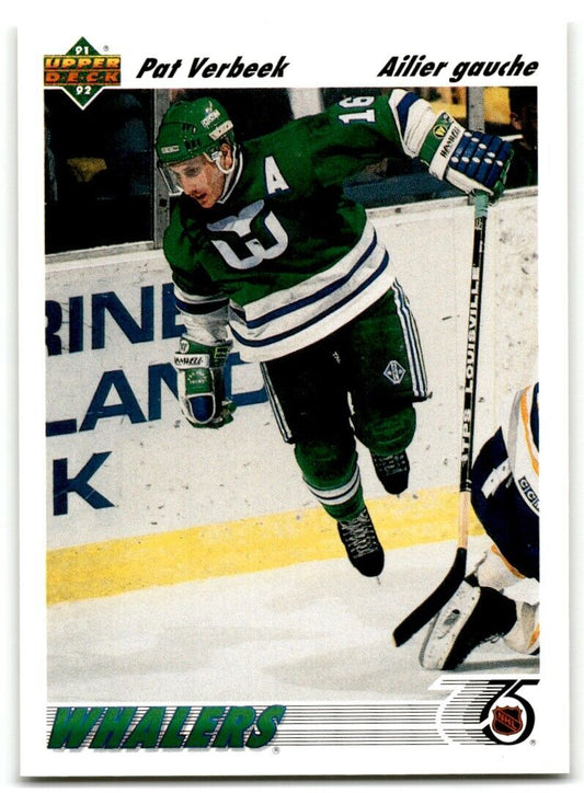 1991-92 Upper Deck Pat Verbeek Hartford Whalers #193