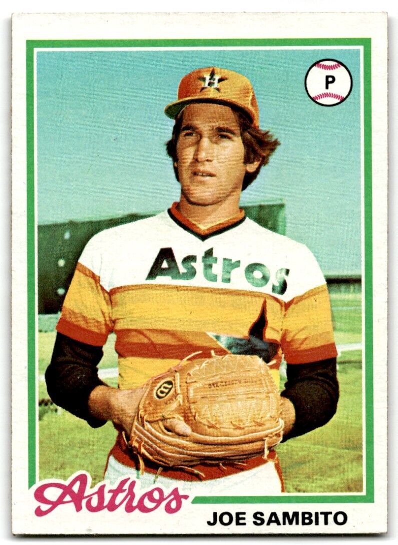 1978 Topps Joe Sambito Houston Astros #498