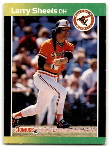 1989 Donruss Larry Sheets Baltimore Orioles #333