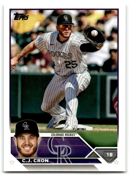 2023 Topps C.J. Cron Colorado Rockies #63