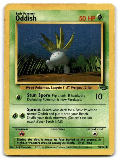 1999 Classic - Jungle Oddish Basic/Common #58