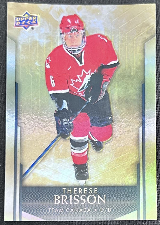 2023-24 Upper Deck Tim Hortons Legends Tim Horton Therese Brisson Team Canada