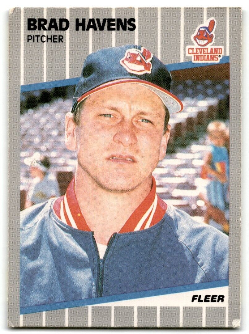 1989 Fleer Brad Havens Cleveland Indians #407