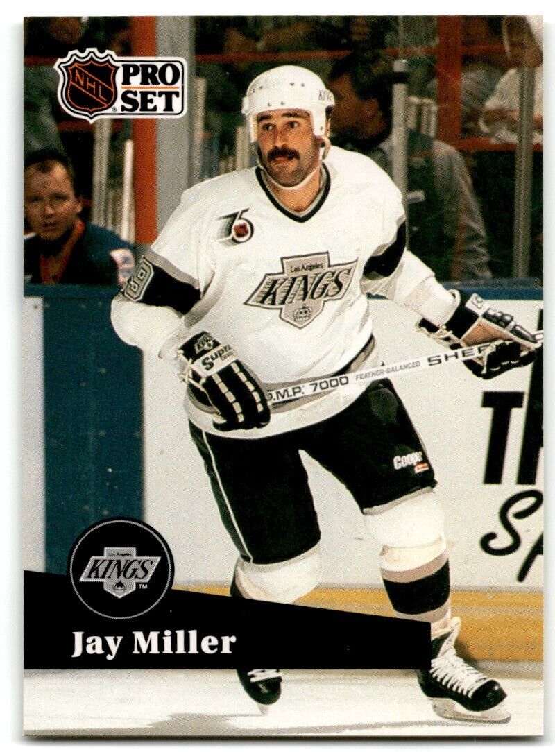 1991-92 Pro Set Jay Miller Los Angeles Kings #402