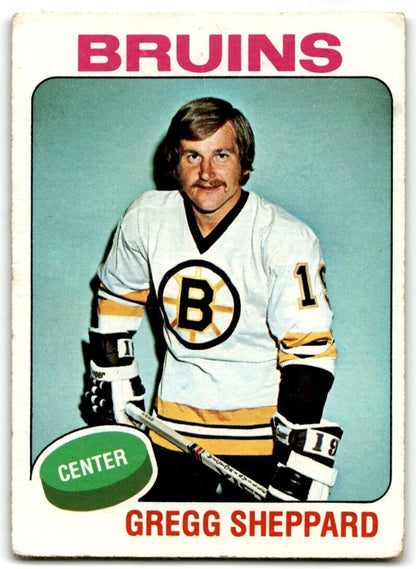 1975-76 Topps Gregg Sheppard Boston Bruins #235