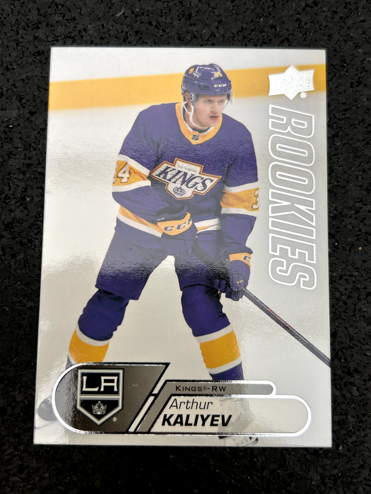 2020-21 Upper Deck Series 1 Arthur Kaliyev Star Rookies Auto #11 LA Kings