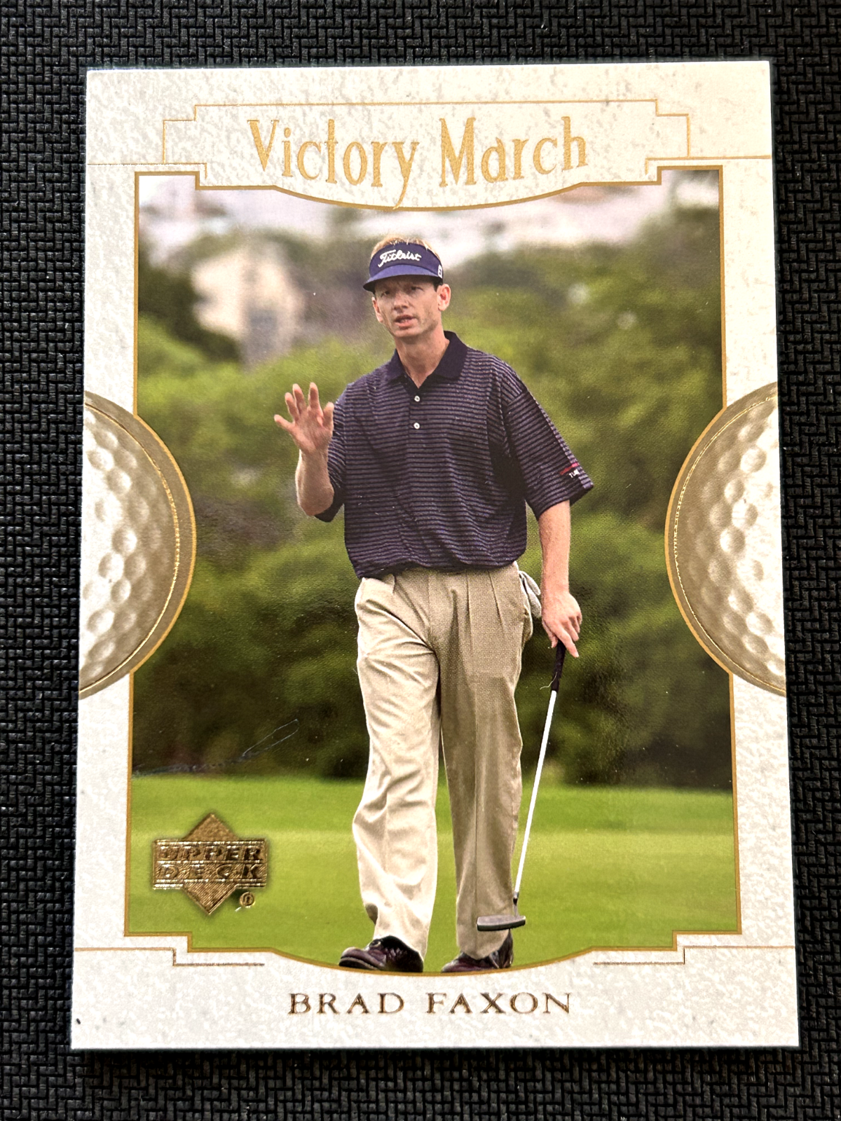 2001 Upper Deck Golf Trading Cards #145 Brad Faxon Victory March