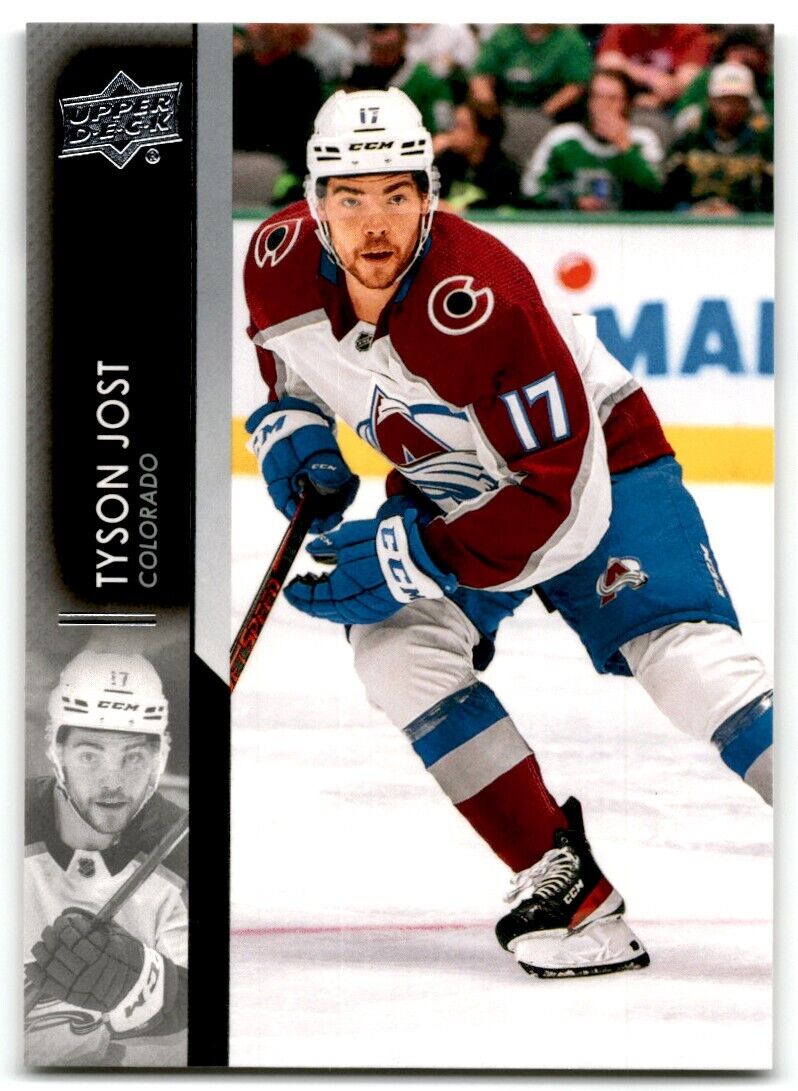 2021-22 Upper Deck Tyson Jost Colorado Avalanche #297