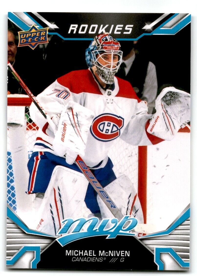 2022-23 Upper Deck MVP Michael McNiven Rookie Montreal Canadiens #238