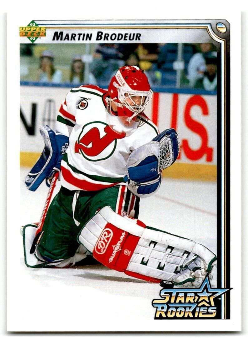 1992-93 Upper Deck Martin Brodeur Rookie New Jersey Devils #408