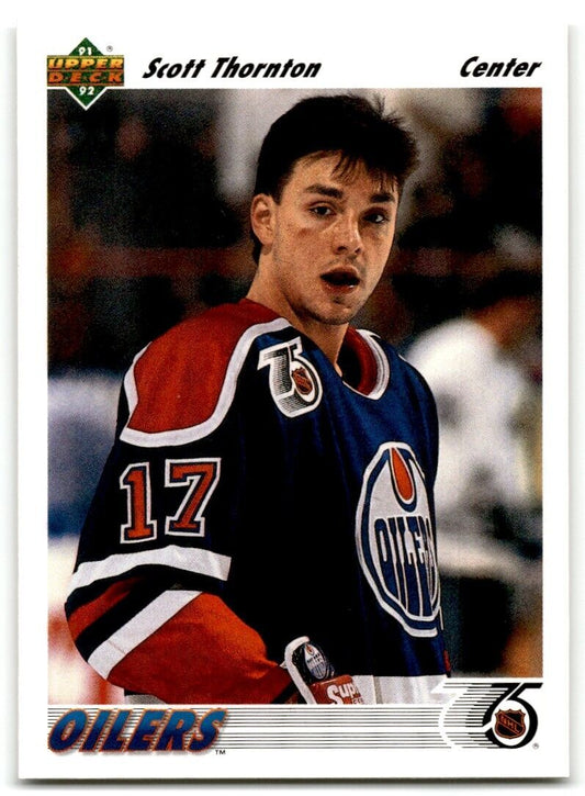 1991-92 Upper Deck Scott Thornton Edmonton Oilers #521