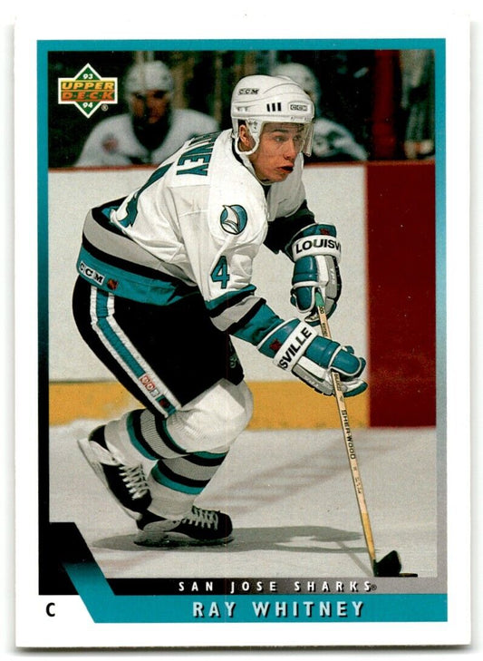 1993-94 Upper Deck Ray Whitney San Jose Sharks #4