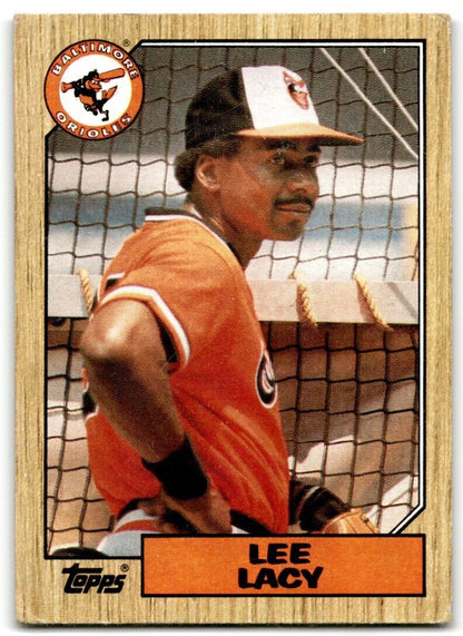 1987 Topps Lee Lacy Baltimore Orioles #182