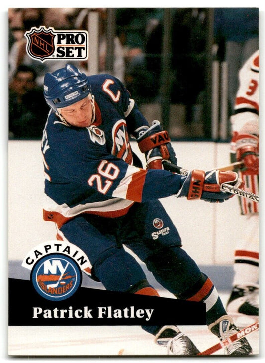 1991-92 Pro Set Patrick Flatley New York Islanders #578