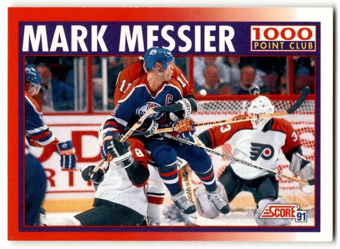 1991-92 Score Canadian English Mark Messier Edmonton Oilers #263