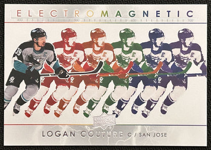 2021-22 Upper Deck Electromagnetic Logan Couture San Jose Sharks #EM-28