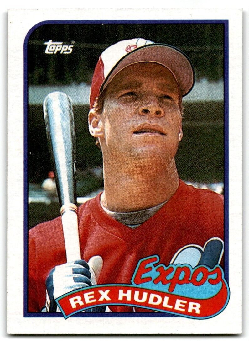 1989 Topps Rex Hudler Montreal Expos #346