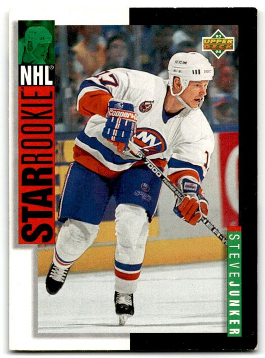 1993-94 Upper Deck Steve Junker Rookie New York Islanders #241