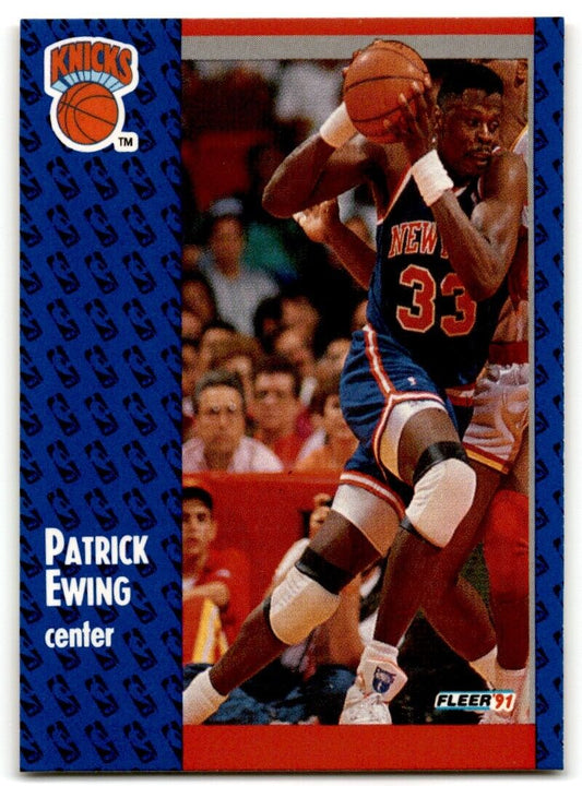 1991-92 Fleer Patrick Ewing New York Knicks #136