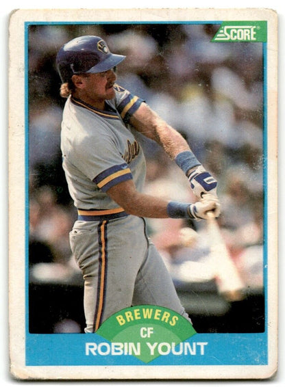 1989 Score Robin Yount Milwaukee Brewers #151