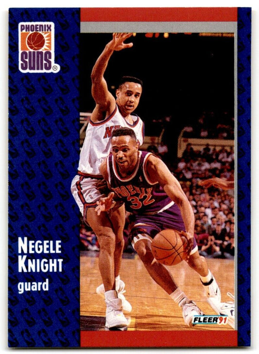 1991-92 Fleer Negele Knight Rookie Phoenix Suns #162