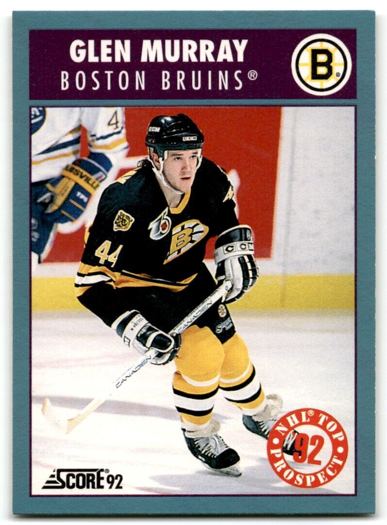 1992-93 Score Glen Murray Boston Bruins #484