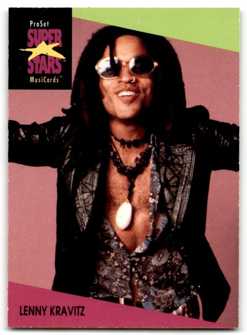 1991-92 ProSet Super Stars MusiCard Lenny Kravitz #61