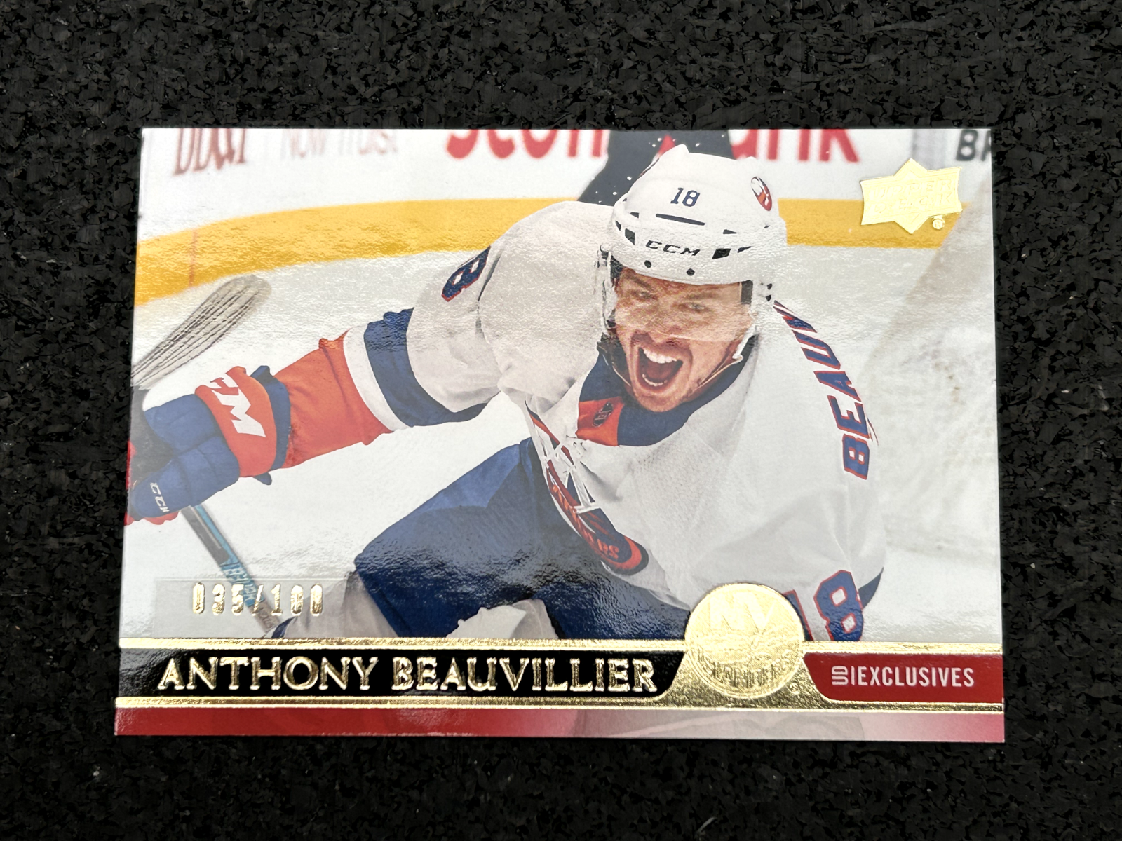 2020-21 Upper Deck UD Exclusives 35/100 Anthony Beauvillier #368