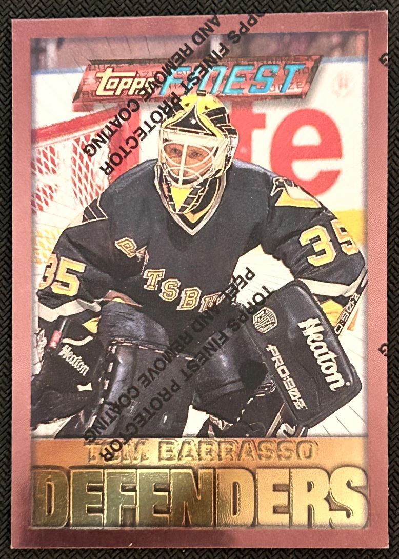 1995-96 Finest Tom Barrasso Pittsburgh Penguins #129