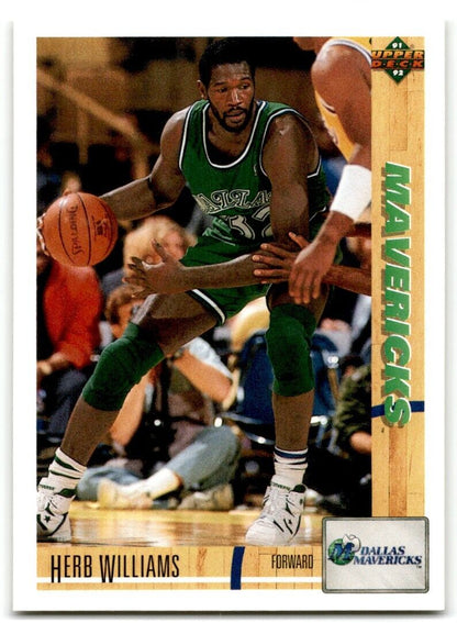 1991-92 Upper Deck Herb Williams Dallas Mavericks #320