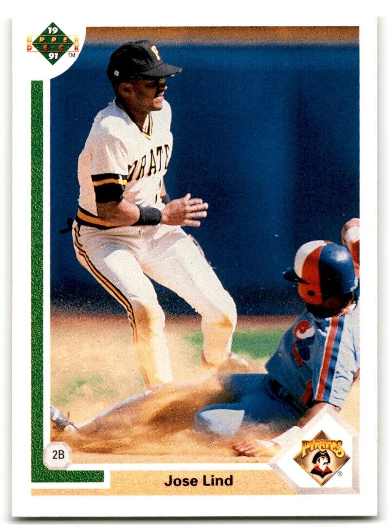 1991 Upper Deck Jose Lind Pittsburgh Pirates #258