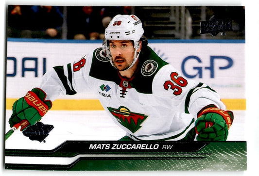 2023-24 Upper Deck Mats Zuccarello Minnesota Wild #337