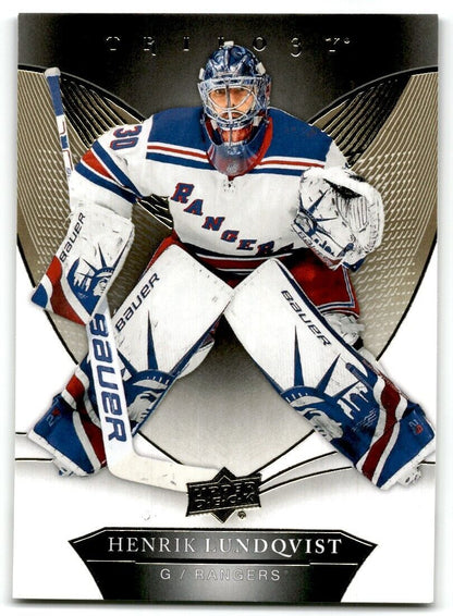 2018-19 Upper Deck Trilogy Henrik Lundqvist New York Rangers #15