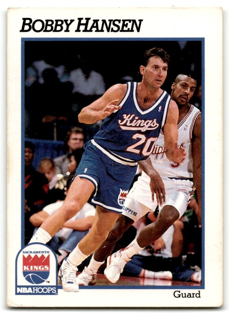 1991-92 Hoops Bobby Hansen Sacramento Kings #183