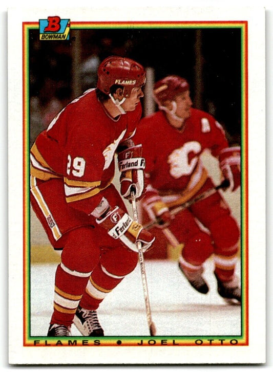 1990-91 Bowman Joel Otto Calgary Flames #99