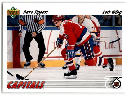 1991-92 Upper Deck Dave Tippett Washington Capitals #480