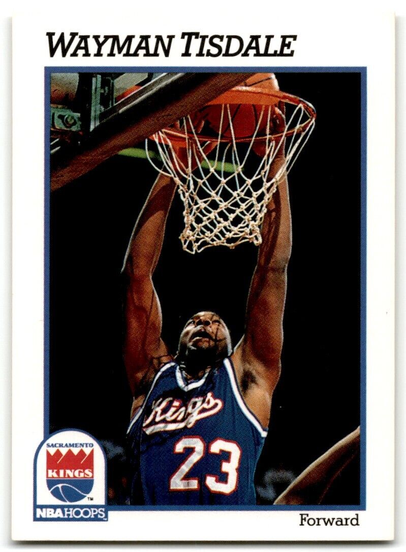 1991-92 Hoops Wayman Tisdale Sacramento Kings #187