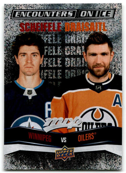 2022-23 Upper Deck MVP Encounters on Ice Mark Scheifele/Leon Draisaitl Winnipeg