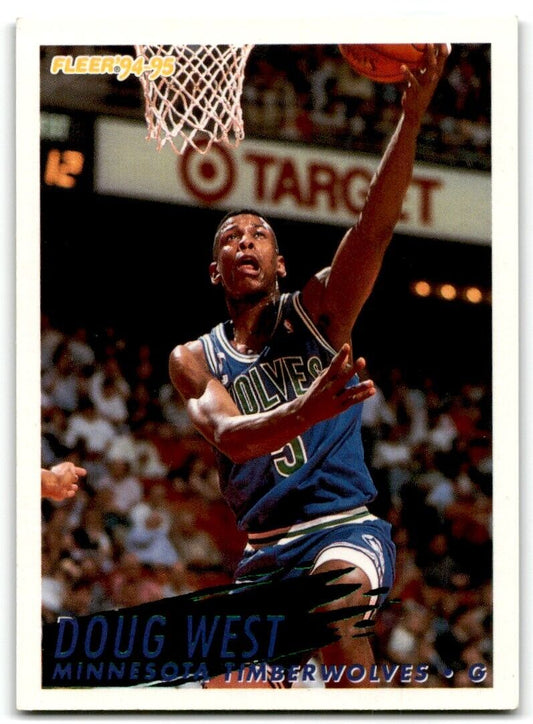 1994-95 Fleer European Doug West Minnesota Timberwolves #137