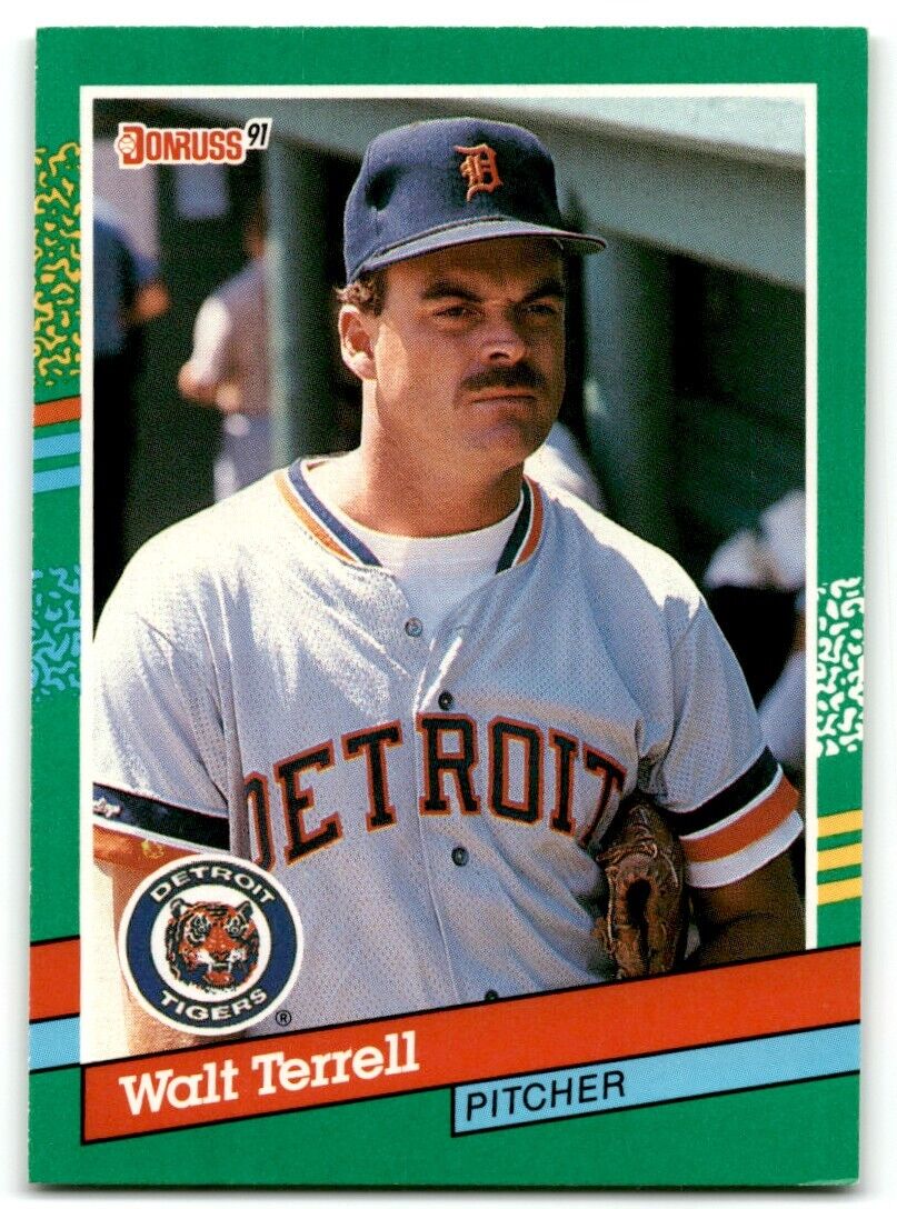 1991 Donruss Walt Terrell Detroit Tigers #717