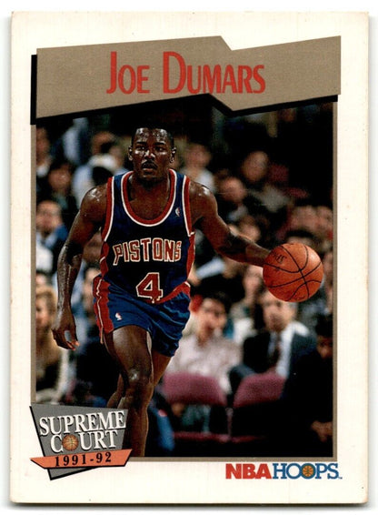 1991-92 Hoops Joe Dumars Detroit Pistons #463