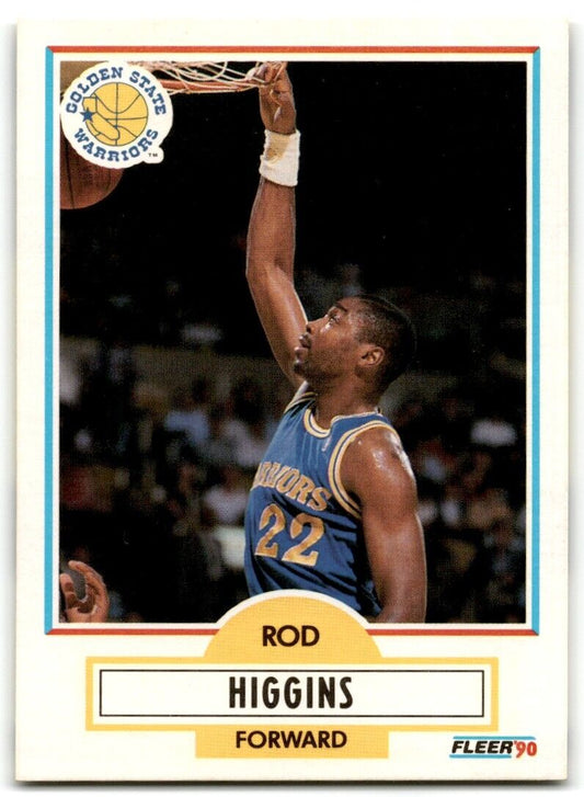 1990-91 Fleer Rod Higgins Golden State Warriors #64