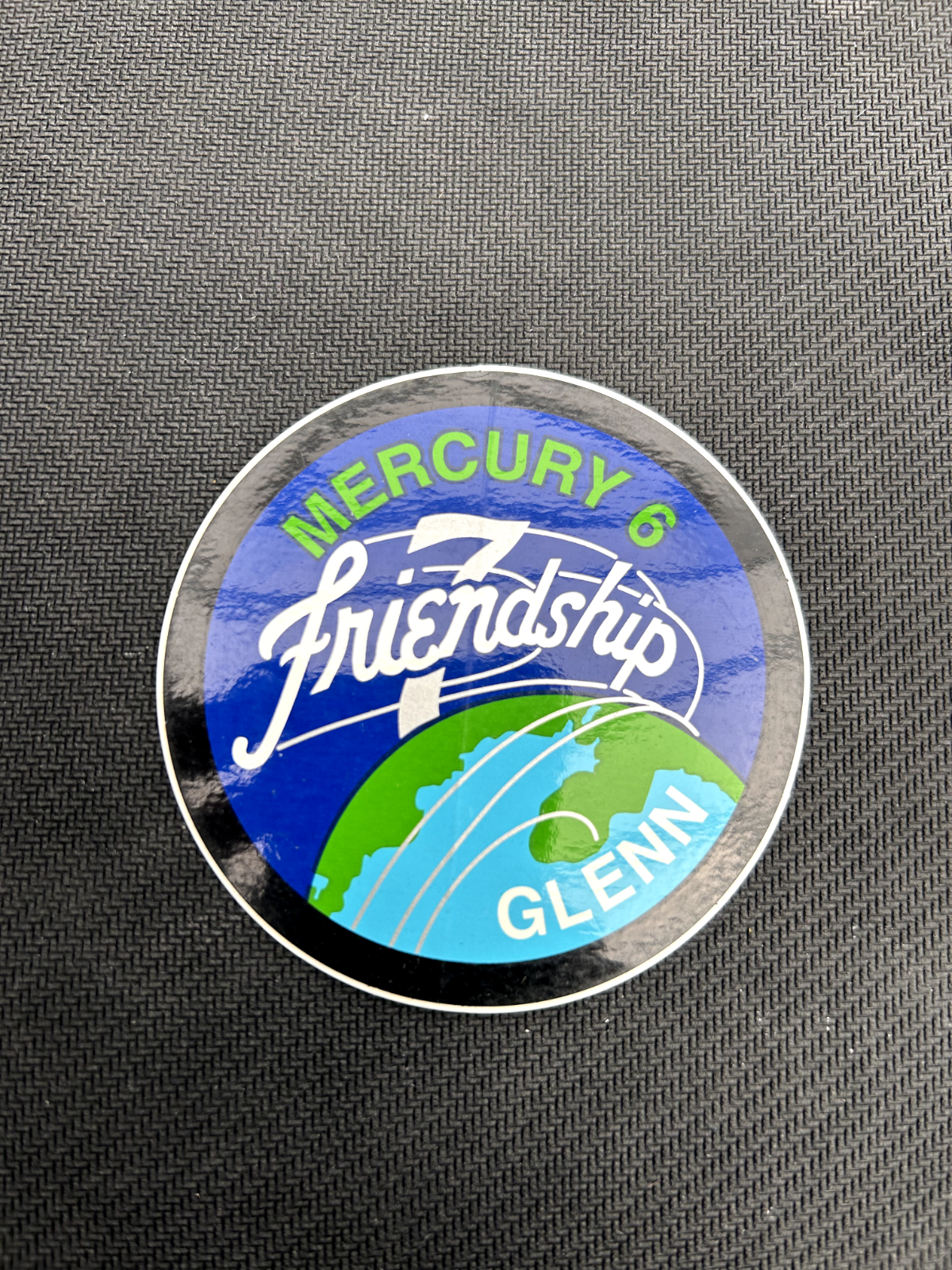 NASA 2,5 inches Mercury Friendship 7 mission decal vinyl - sticker