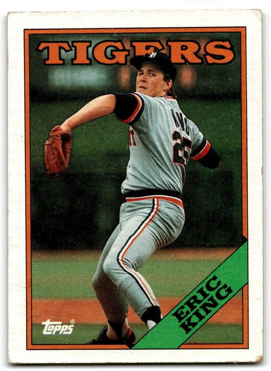 1988 Topps Eric King Detroit Tigers #499