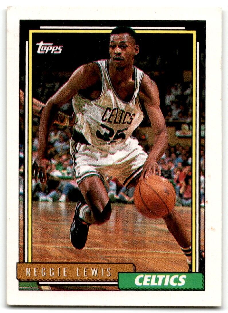 1992-93 Topps Reggie Lewis Boston Celtics #297